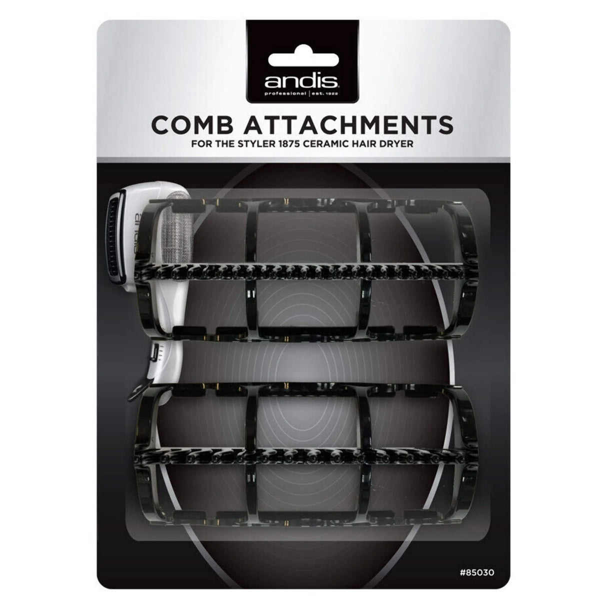 Andis Replacement Attach Combs Fine Wide Side Dryer