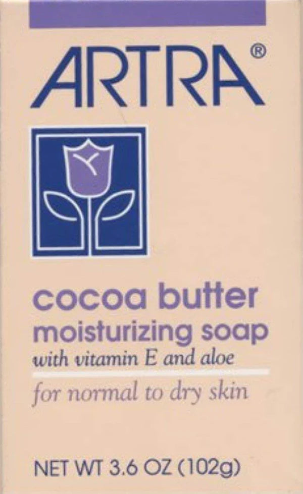 Artra Cocoa Butter Moisturizing Soap 3.6oz, Artra cocoa butter soap, moisturizing soap bar, hydrating skin soap, Artra butter soap for dry skin, cocoa butter skin care soap, softening soap for smooth skin, Artra moisturizing soap, soap for healthy glowing skin, nourishing cocoa butter soap, daily use moisturizing soap, gentle skin soap, Artra 3.6oz cocoa butter soap, soap for rough dry skin, skin moisturizing bar, natural skin care soap, hydrating body soap