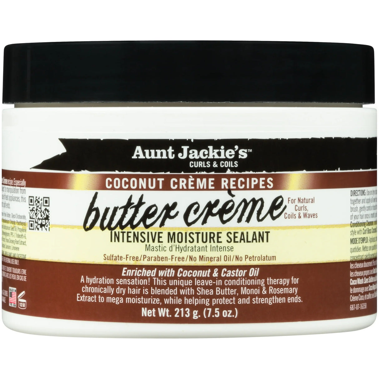 Aunt jackie's Coconut Butter Cream 7.5 oz