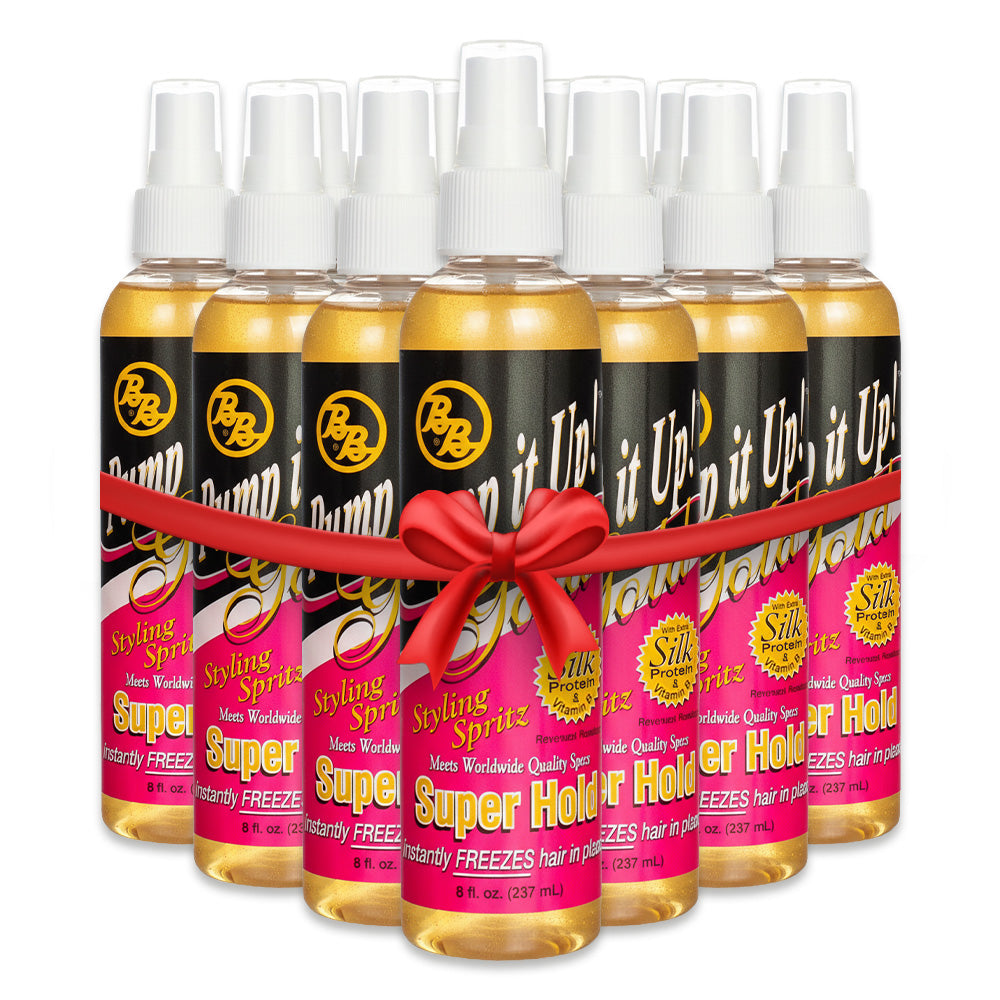 Bronner Bros BB Pump it Up Spritz Gold 12 pieces