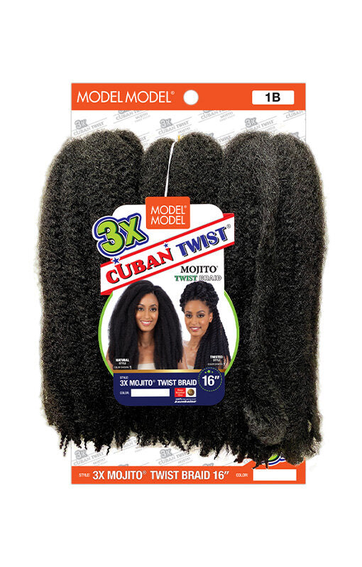 Model Model 3X Mojito Twist Braid 16"