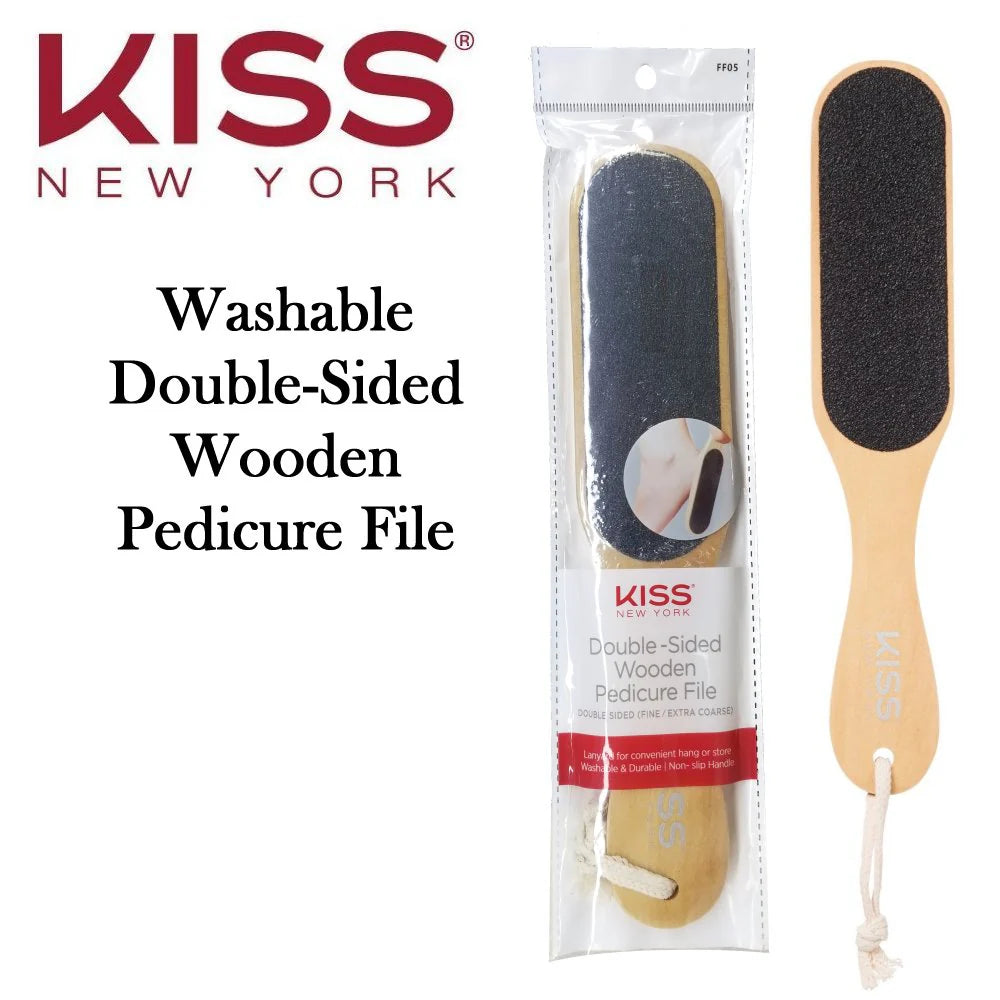 KISS New York Double-Sided Wooden Pedicure File