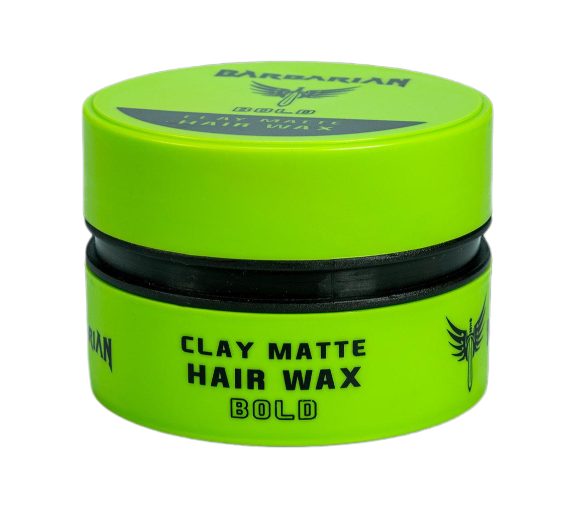 BARBARIAN GREEN MATTE WAX - STRONG HOLD WITH FIBER TEXTURE