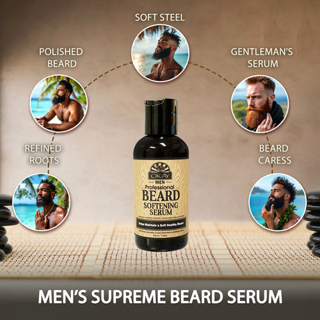 Okay For Men Beard Softening Serum 4 oz