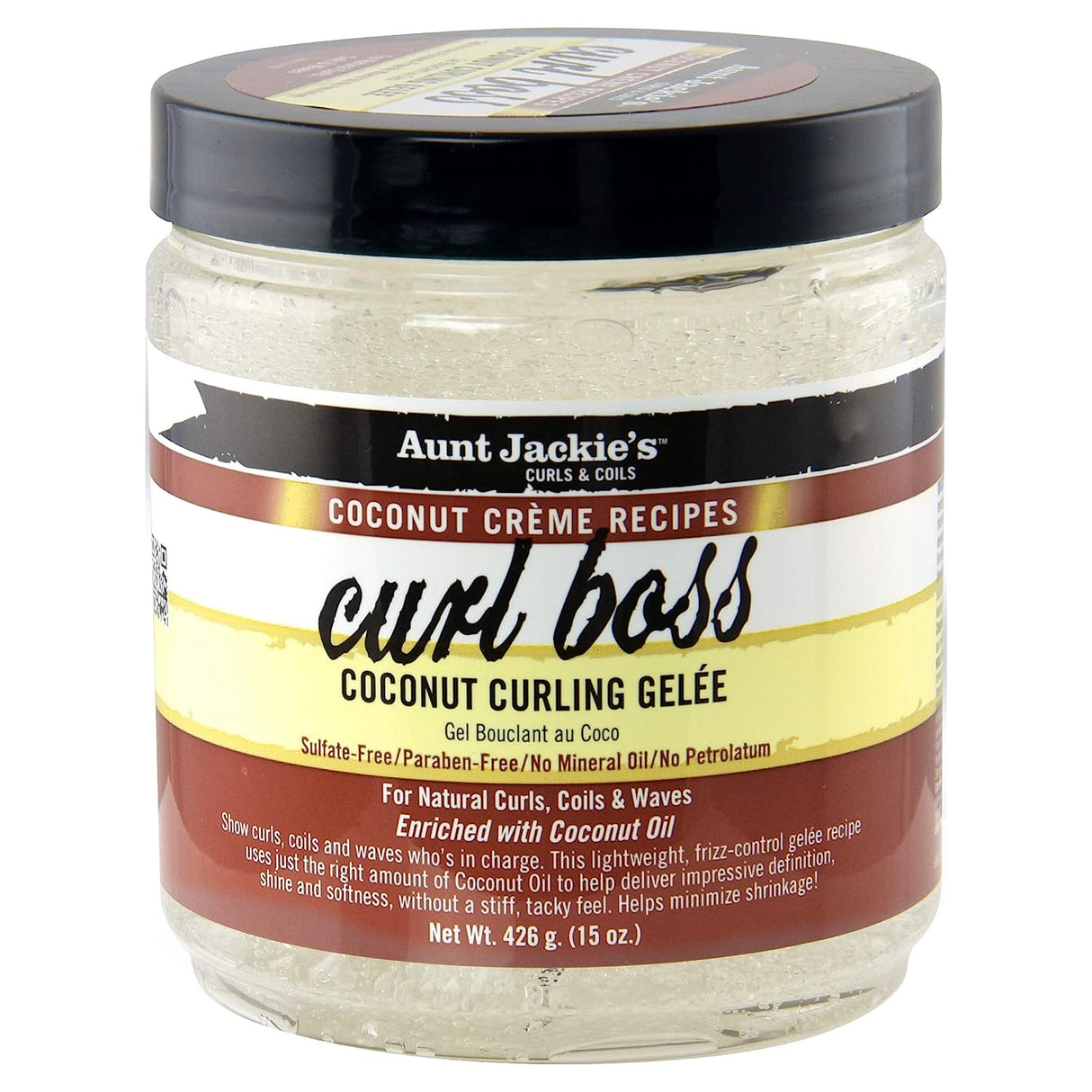 Aunt Jackie's Curl Boss Coconut Curling Gel 15oz