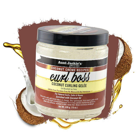 Aunt Jackie's Curl Boss Coconut Curling Gel 15oz