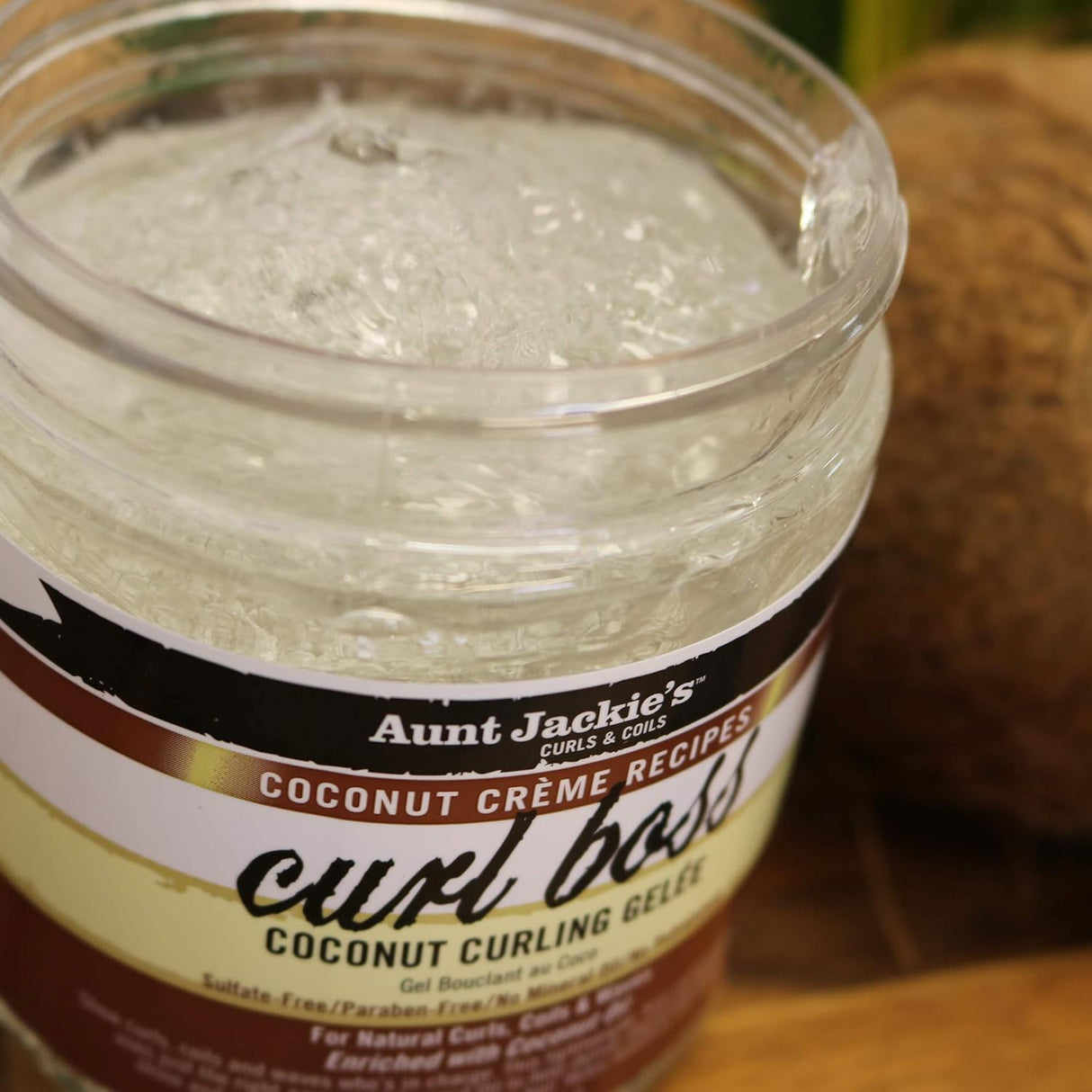Aunt Jackie's Curl Boss Coconut Curling Gel 15oz