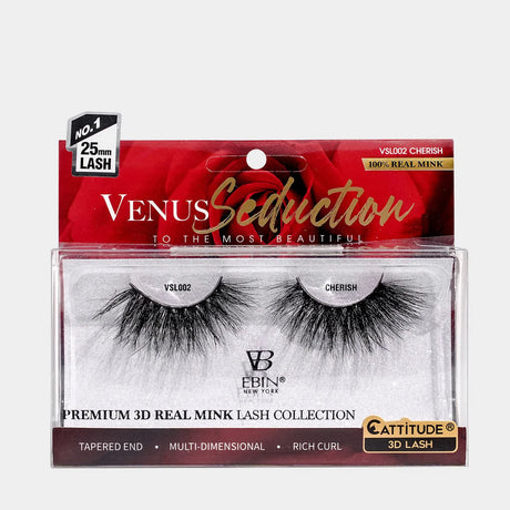 Ebin Venus Seduction 3D Mink Lashes Bold Curls