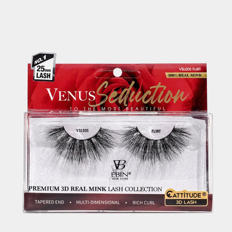 Ebin Venus Seduction 3D Mink Lashes Bold Curls