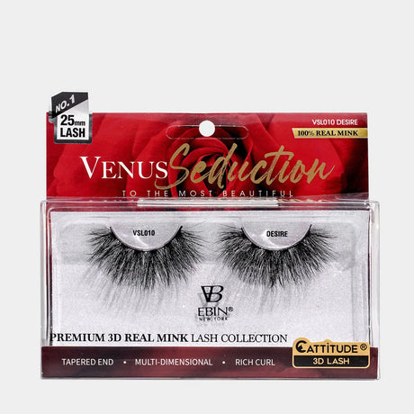 Ebin Venus Seduction 3D Mink Lashes Bold Curls