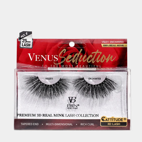 Ebin Venus Seduction 3D Mink Lashes Bold Curls