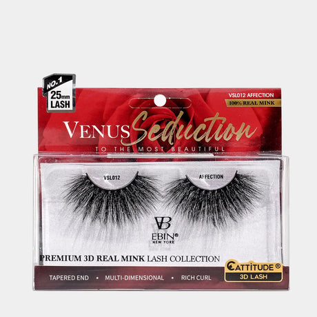 Ebin Venus Seduction 3D Mink Lashes Bold Curls