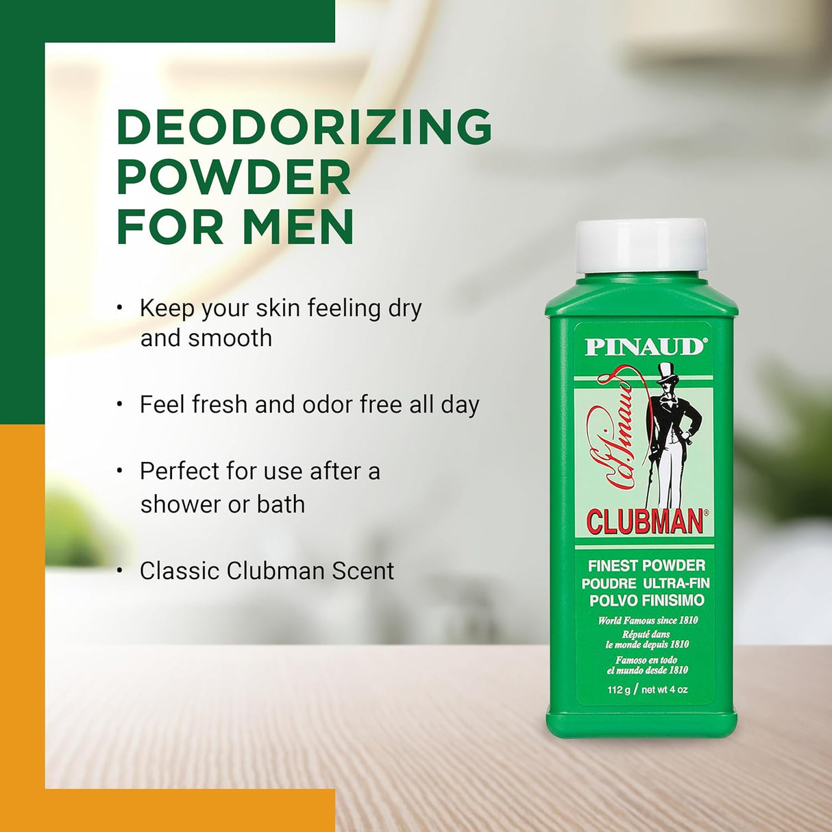 Clubman FINEST POWDER 4Oz-1