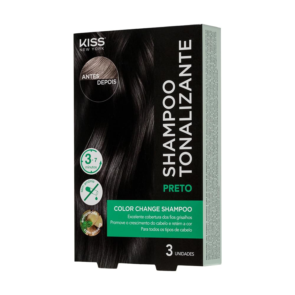 Color Change Shampoo Black CCS01D1 Easy, Long-Lasting, Natural-Looking Color-1