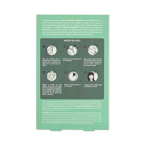 Color Change Shampoo Black CCS01D1 Easy, Long-Lasting, Natural-Looking Color-4