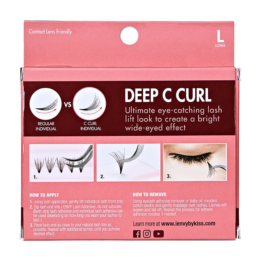 I-Envy Deep C Curl Long Individual Lashes