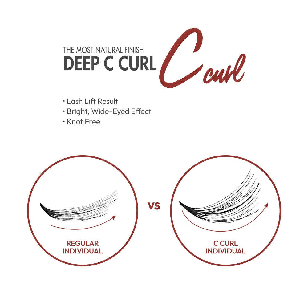 I-Envy Deep C Curl Short Individual Lashes