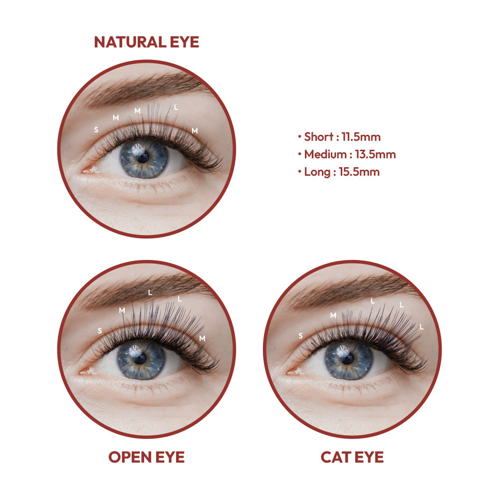 I-Envy Deep C Curl Long Individual Lashes