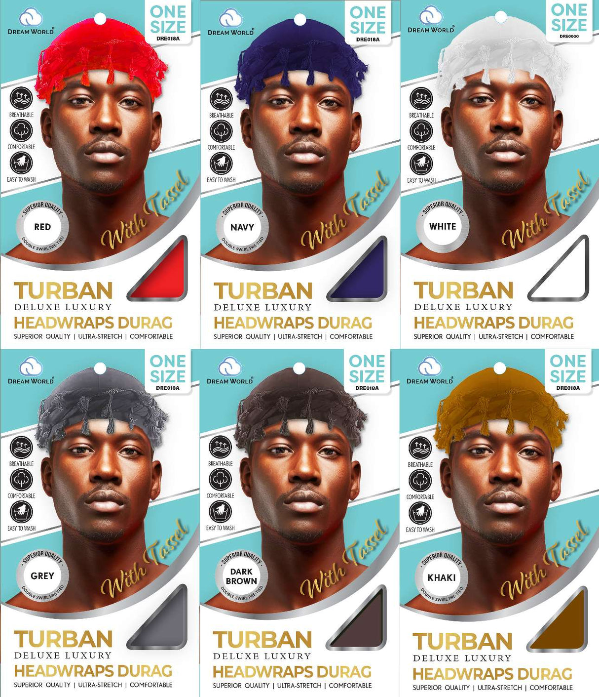 Dream World Durag Turban Hassel