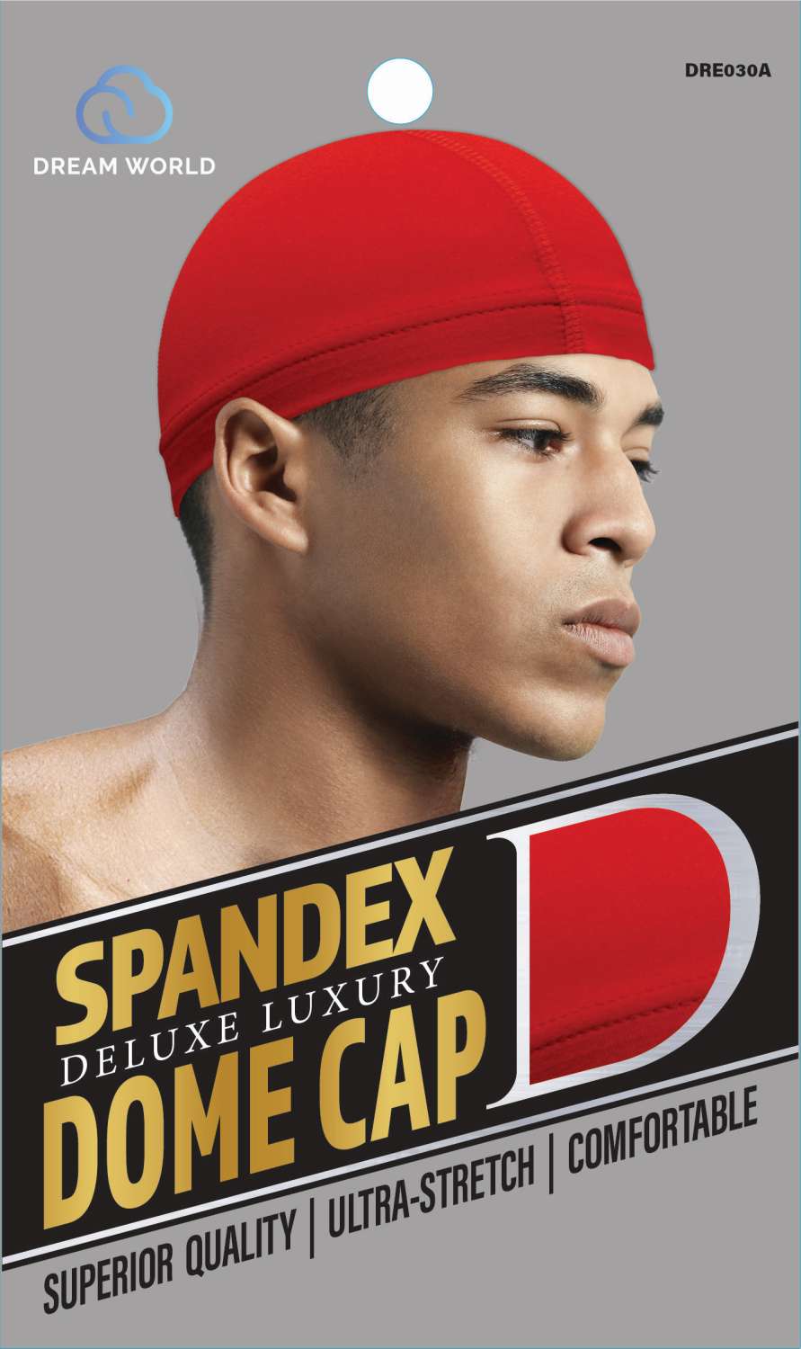 Dream World Spandex Men Dome Cap (DRE030A) - Assorted Colors