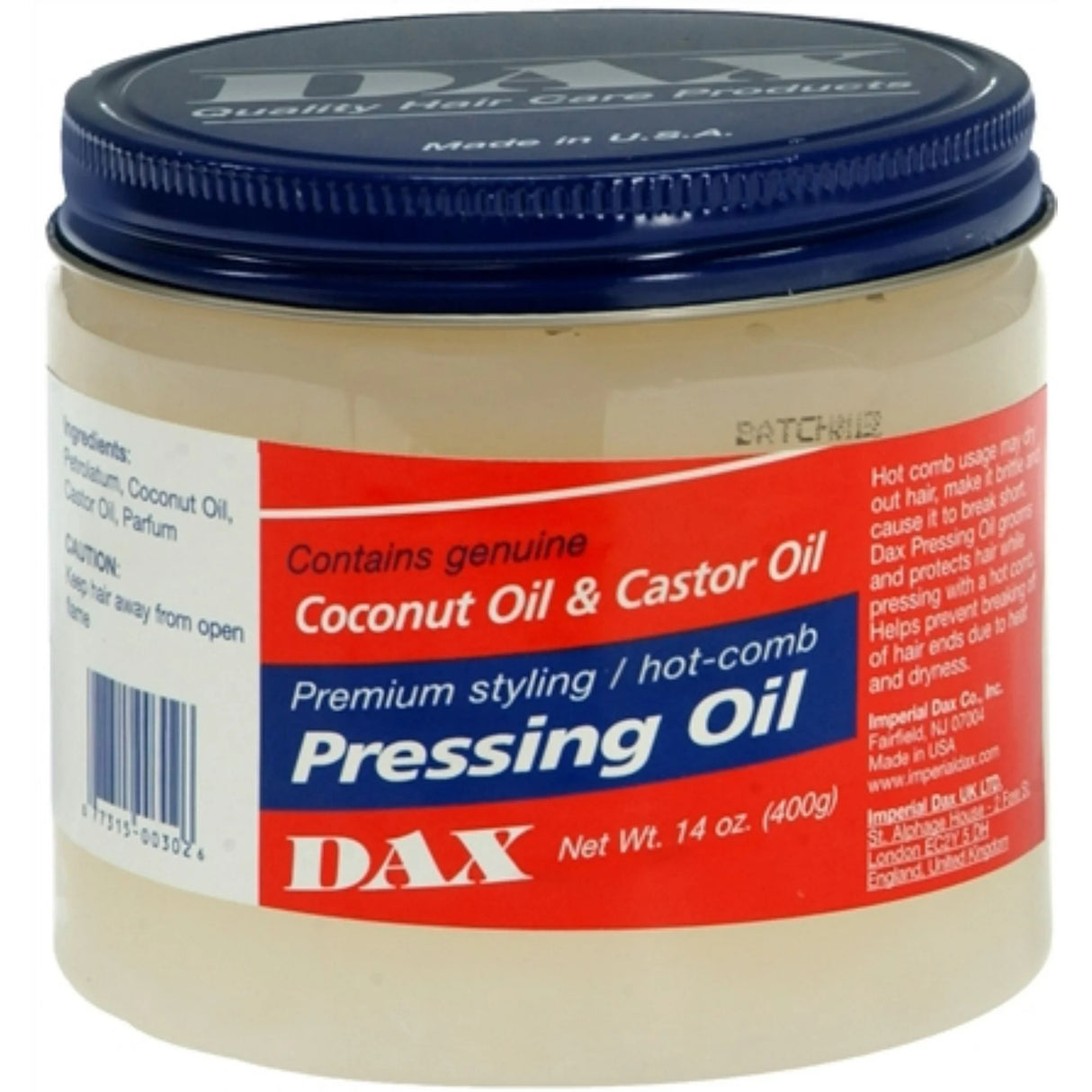 DAX Pressing Oil 14 oz