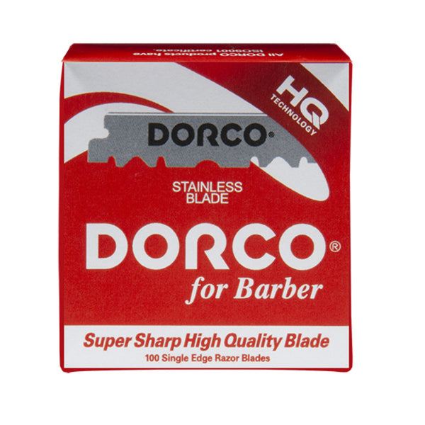 Dorco Red Platinum Stainless Steel Single Edge Razor Blades 100 Pack