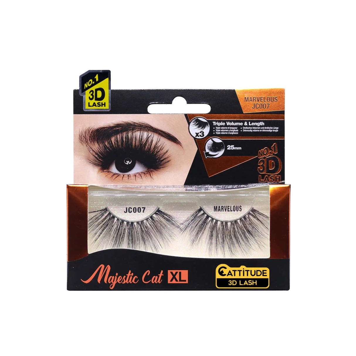 Ebin Majestic Cat 3D Eye Lashes
