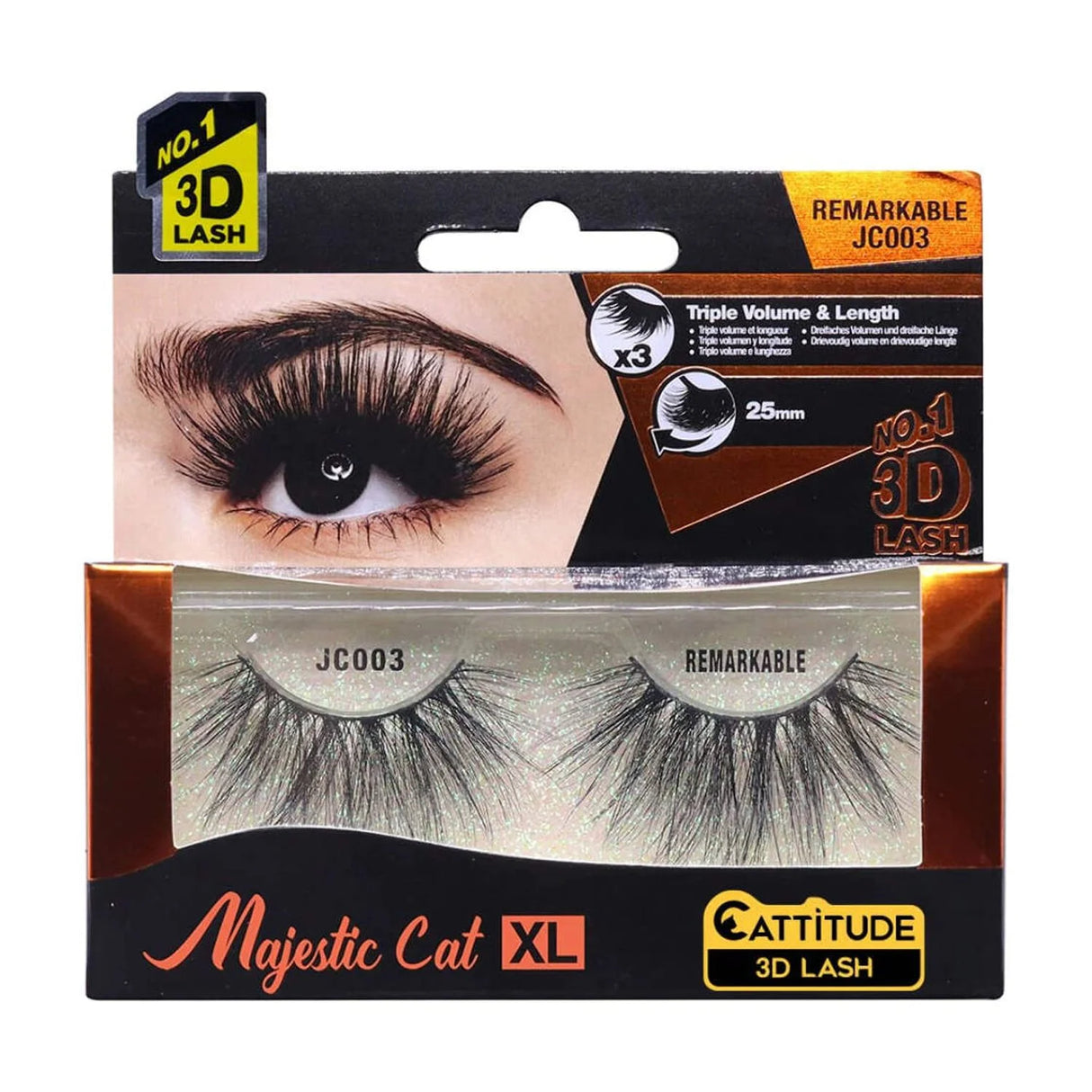 Ebin Majestic Cat 3D Eye Lashes