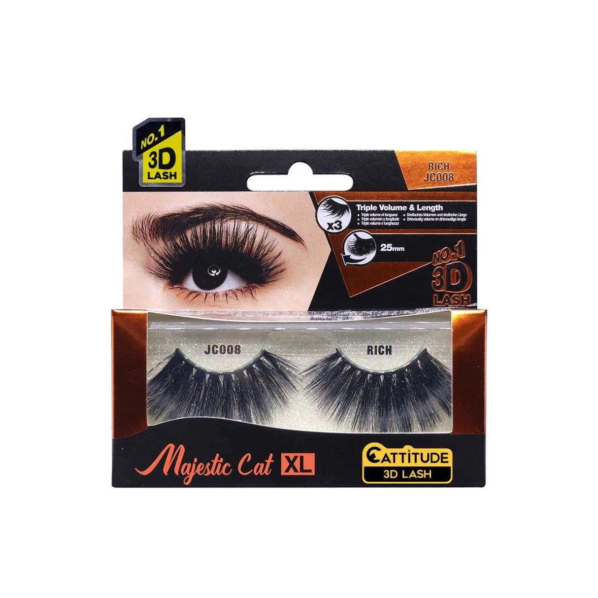 Ebin Majestic Cat 3D Eye Lashes