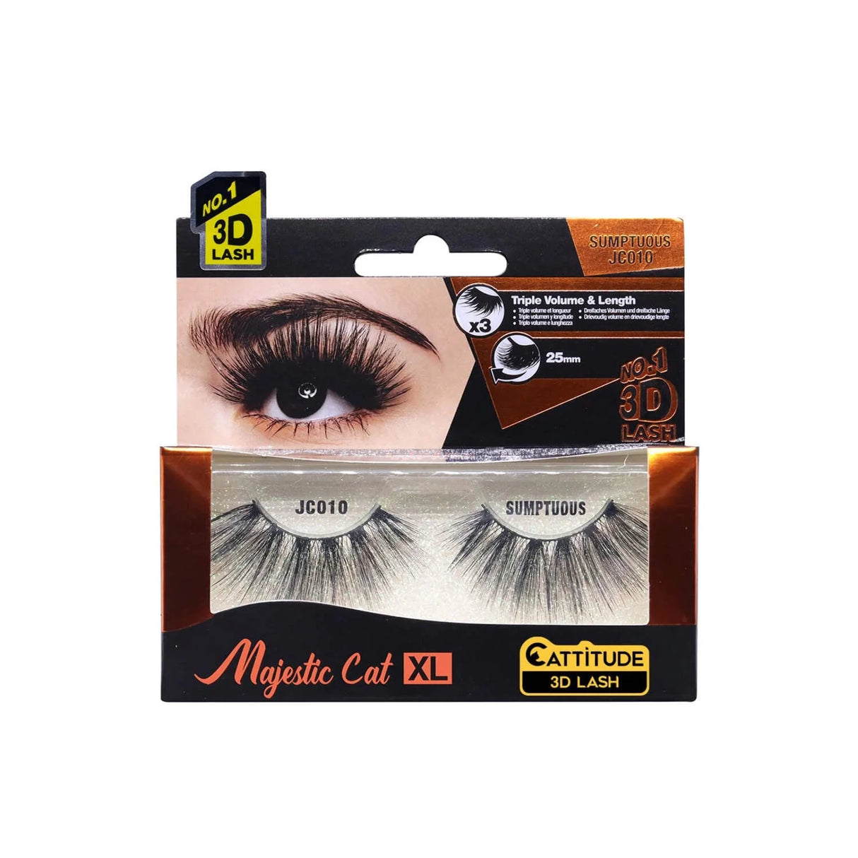 Ebin Majestic Cat 3D Eye Lashes