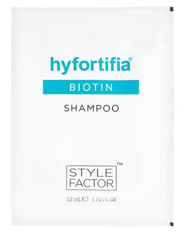 Edge Booster Hyfortifia Biotin Shampoo 1.75oz, Hyfortifia biotin shampoo, edge booster hair shampoo, hair growth shampoo, strengthening shampoo for edges, moisturizing shampoo for hair, gentle cleansing shampoo, 1.75oz hair care, biotin infused shampoo, shampoo for thinning hair, nourishing hair treatment, daily use hair shampoo, softening hair shampoo, shampoo for natural hair, frizz control shampoo, scalp nourishing shampoo