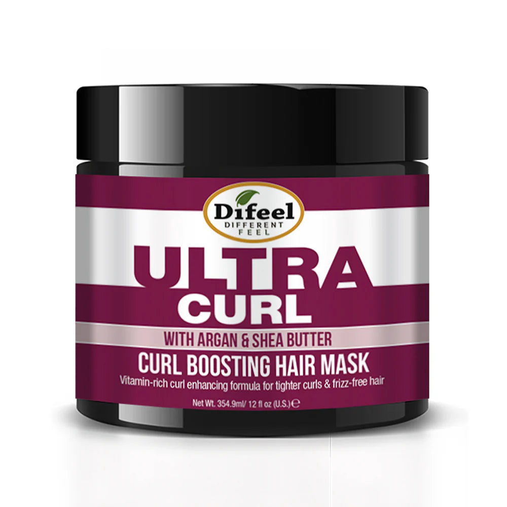 Difeel Ultra Curl Boosting Mask Deep Hydration for Curly Hair 12 oz
