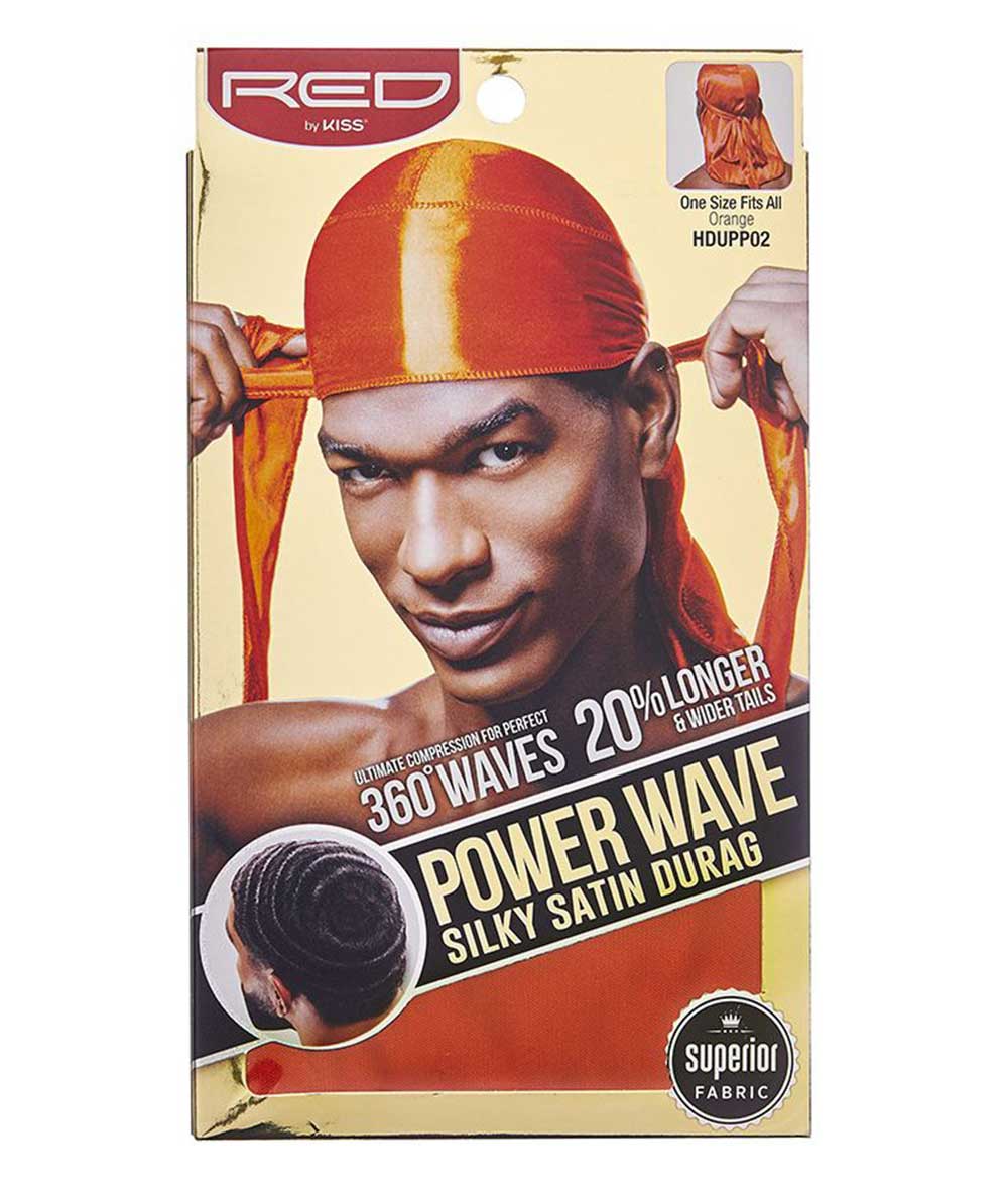 RED BY KISS Power Wave Silky Durag In One Size