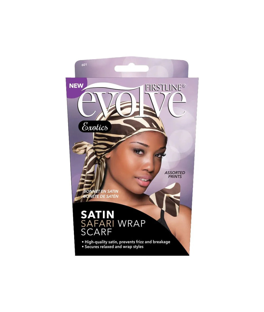 Evolve Exotics Satin Safari Wrap Scarf (601)