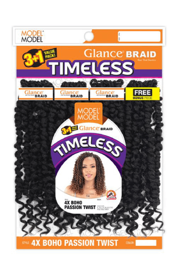 GB 4X Boho Passion Twist Premium Crochet Braiding Hair 3