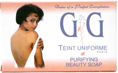 G & G Teint Uniforme Purifying Beauty Soap 6.7oz, G & G pink beauty soap, purifying soap bar, moisturizing cleansing soap, gentle skin soap, soap for radiant skin, G & G 6.7oz beauty soap, softening skin soap, daily use cleansing soap, hydrating soap for face and body, G & G skincare soap, brightening beauty soap, natural skin care soap, soap for healthy glowing skin, gentle purifying soap, moisturizing beauty bar