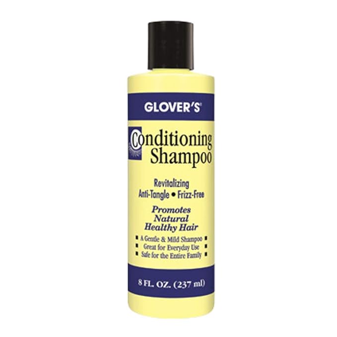 Glover’s Conditioning Shampoo 8oz, Nourishing Cleanser for Healthy, Soft & Manageable Hair