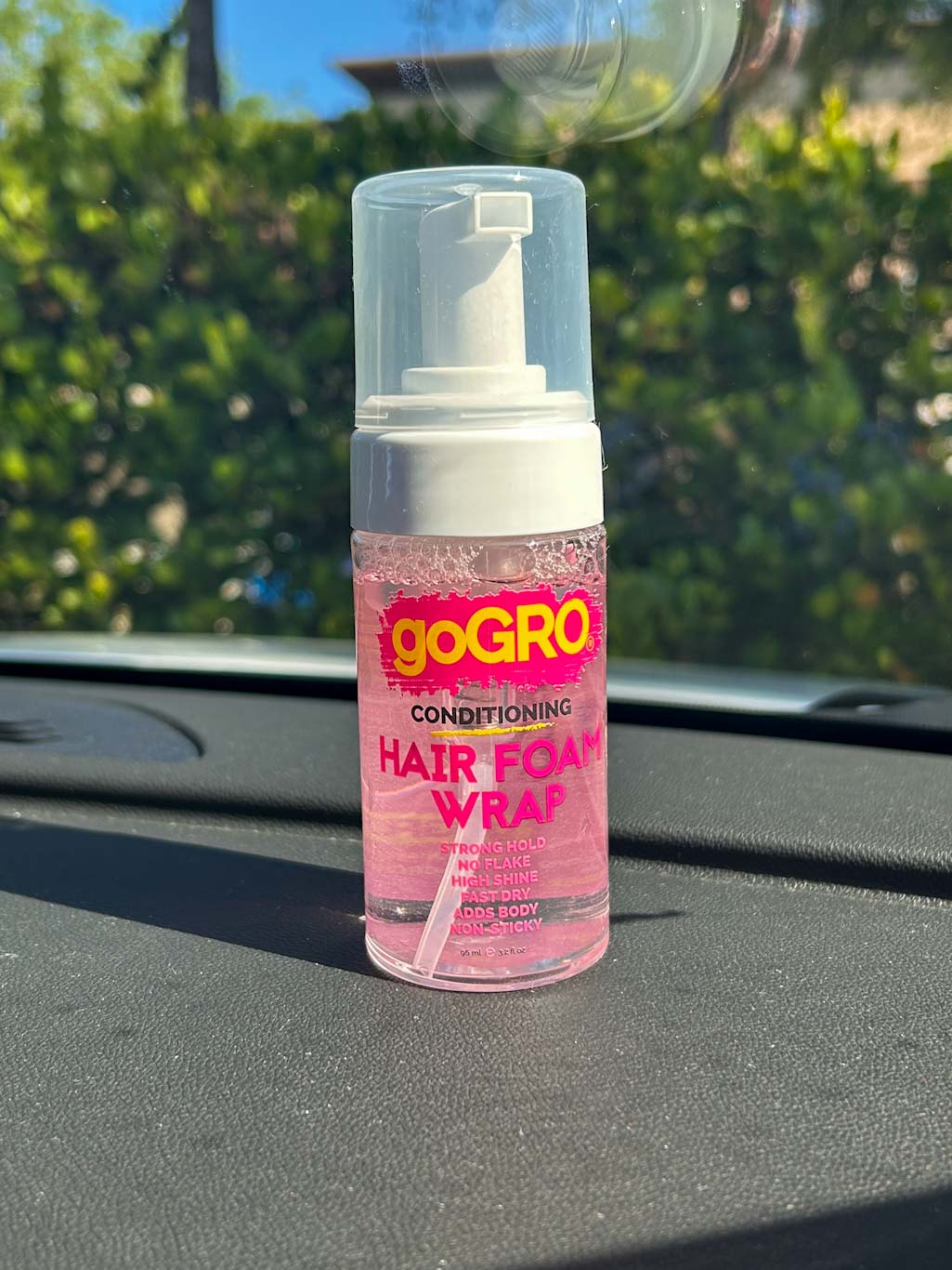GoGro Hair Foam Wrap 8oz lightweight styling mousse for smooth curls