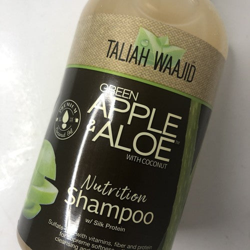 Green Apple Aloe Nutrition Shampoo 12oz, green apple shampoo, aloe vera shampoo, nourishing shampoo, moisturizing hair cleanser, scalp soothing shampoo, strengthening shampoo, hydrating shampoo, shampoo for all hair types, daily use shampoo, refreshing shampoo, shine enhancing shampoo, lightweight shampoo, fruit extract shampoo, aloe infused shampoo, professional hair care shampoo.