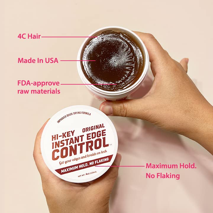 Hi-Key Instant Edge Control & Braid Gel Maximum Hold