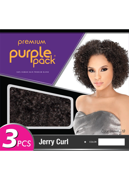 Outre Purple Pack Jerry Curl Hair Extension - 3 Pack