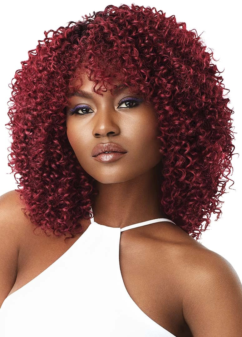 Outre Purple Pack Jerry Curl Long Hair Extension - 3 Pack