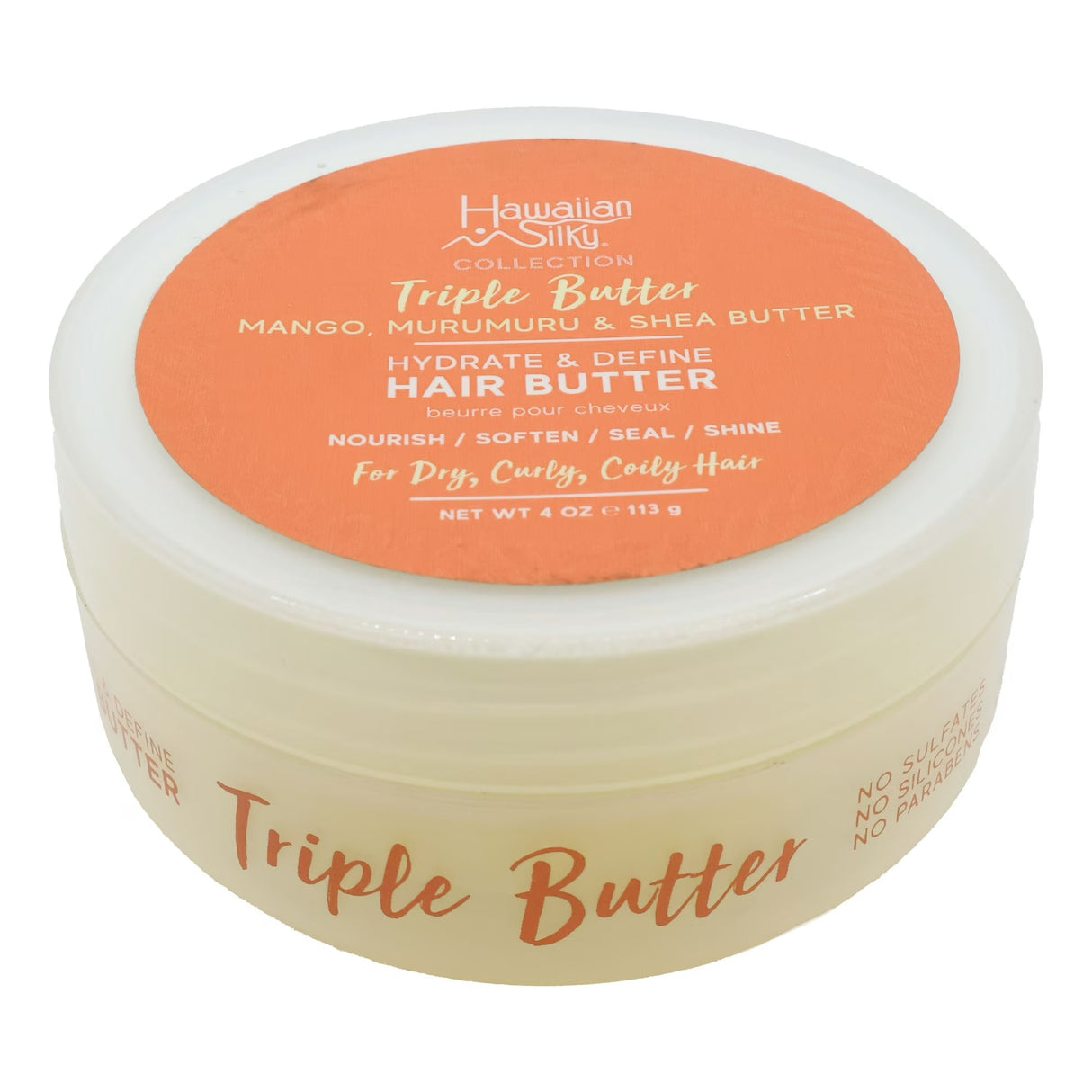 H/Silky Triple Butter Hair Butter 4oz Deep Moisture