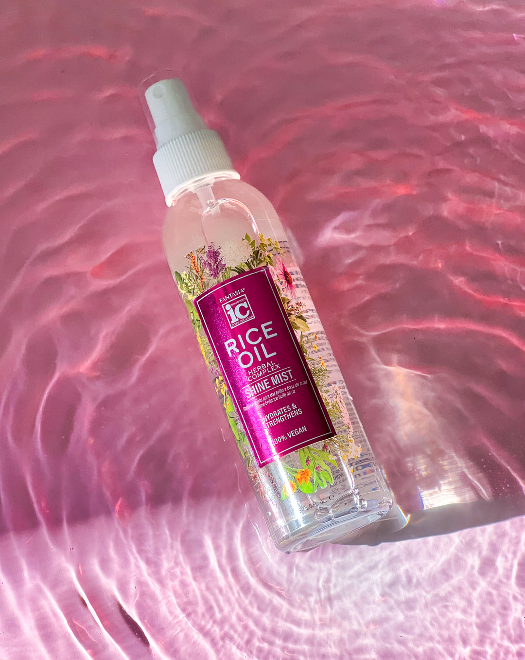 IC Rice Oil Shine Mist 6oz lightweight nourishing spray for glossy hair-1