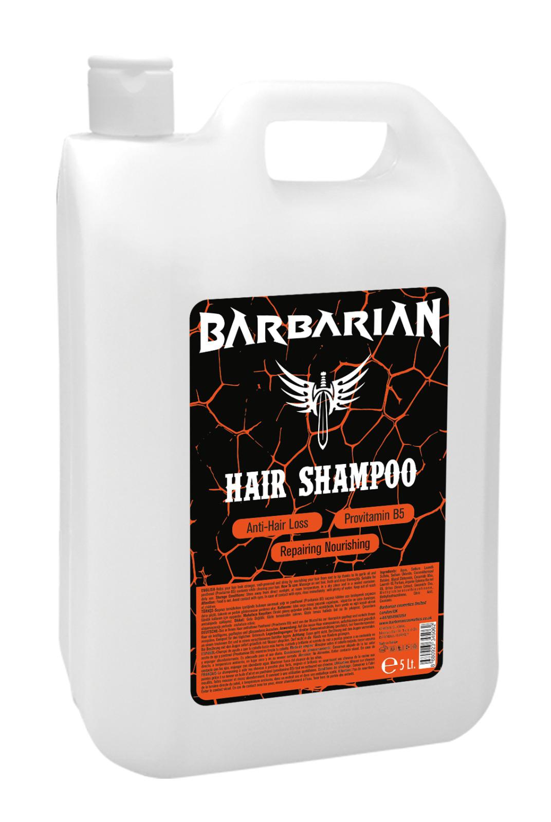 BARBARIAN HAIR SHAMPOO 5LT