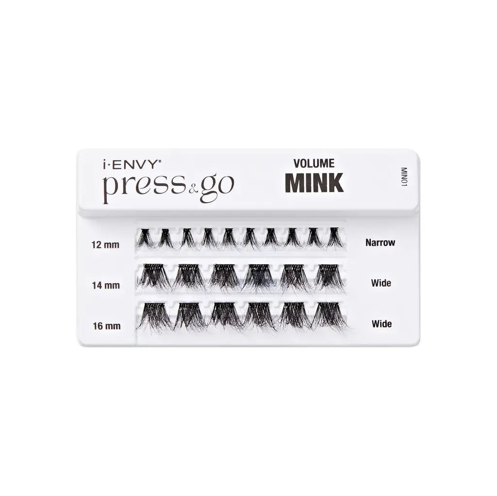 IEnvy Press & Go 100% Real Mink Pre-Glued Lash Clusters