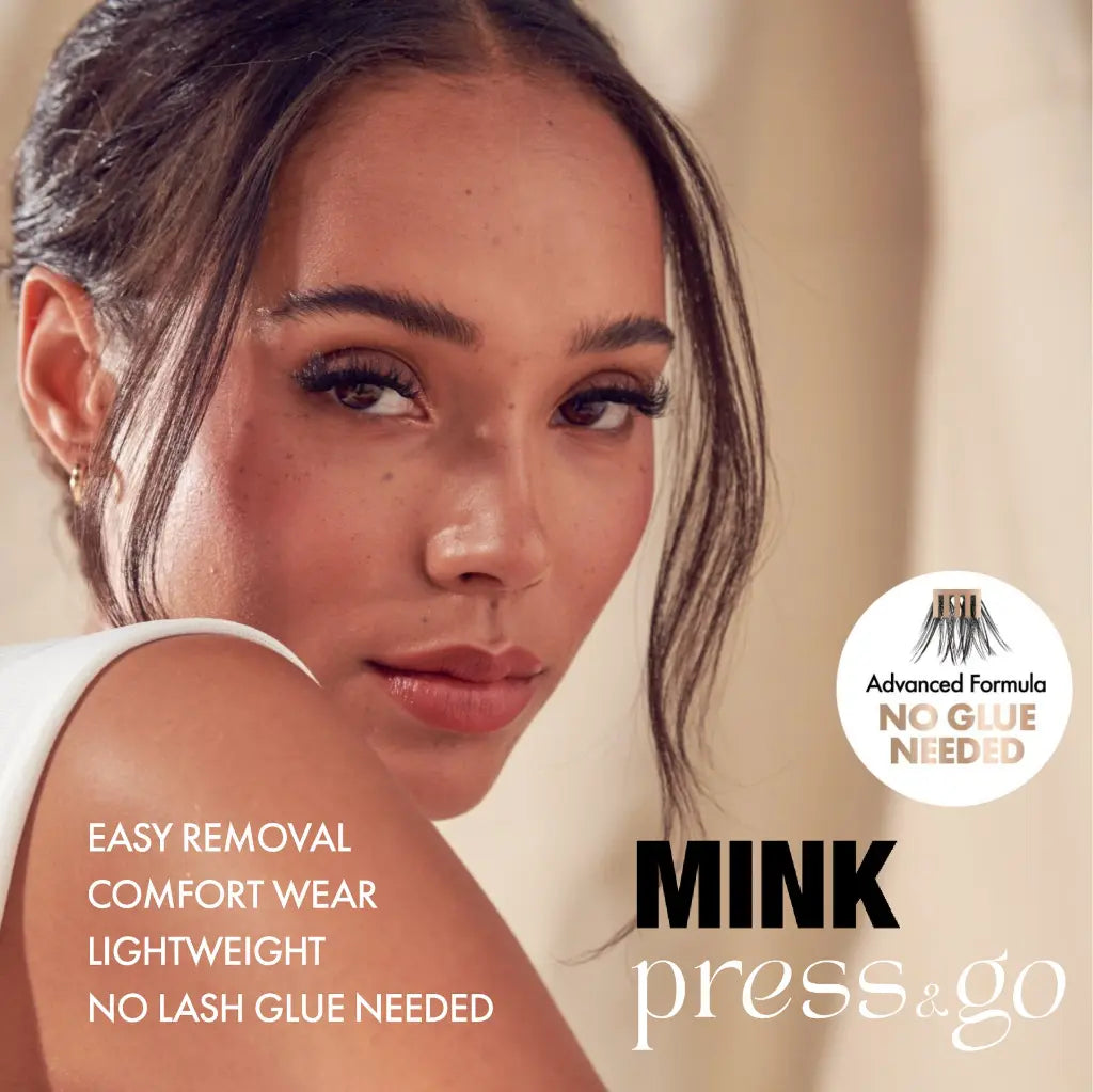 IEnvy Press & Go 100% Real Mink Pre-Glued Lash Clusters