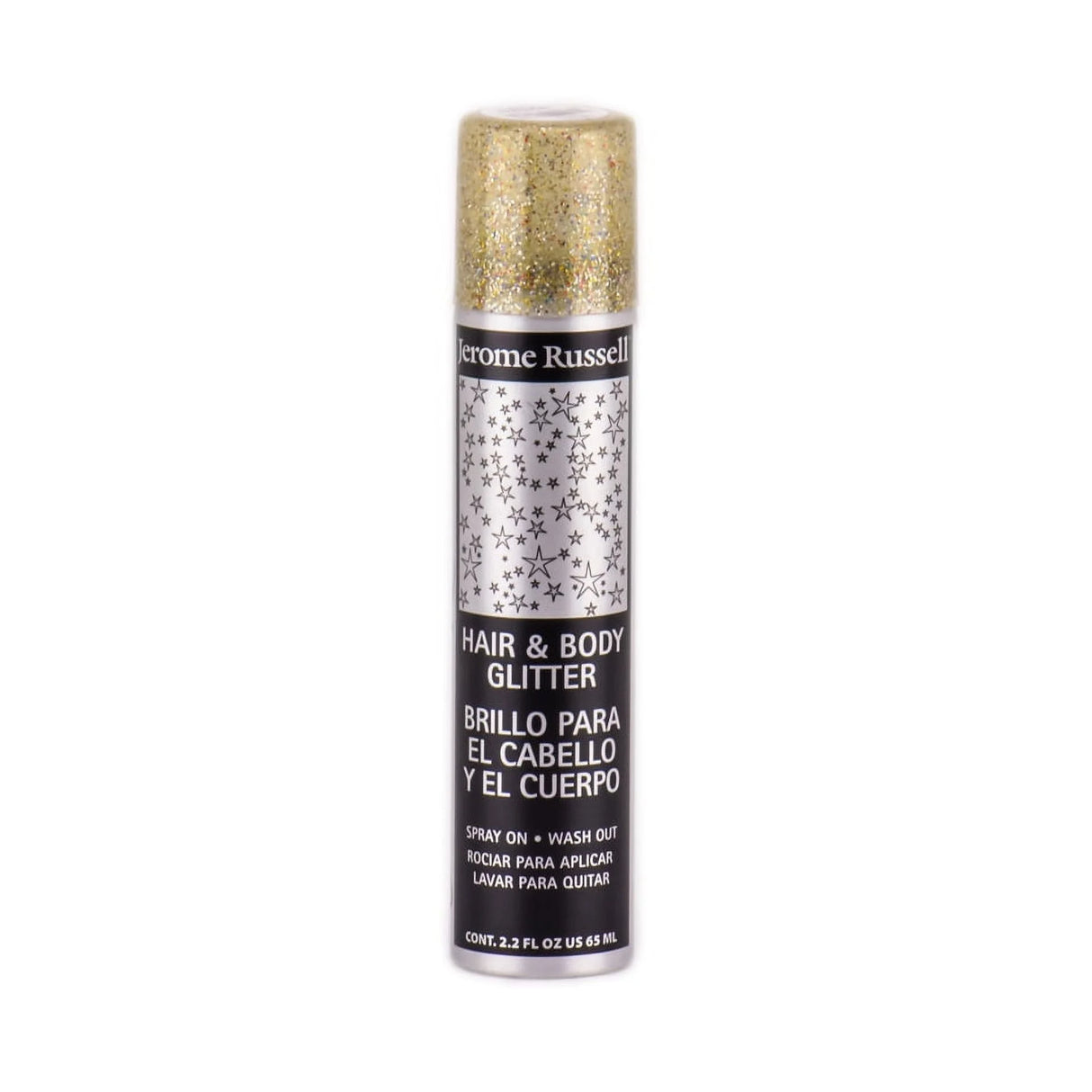 Jerome Russell Silver Hair and Body Glitter Spray 2.2Oz