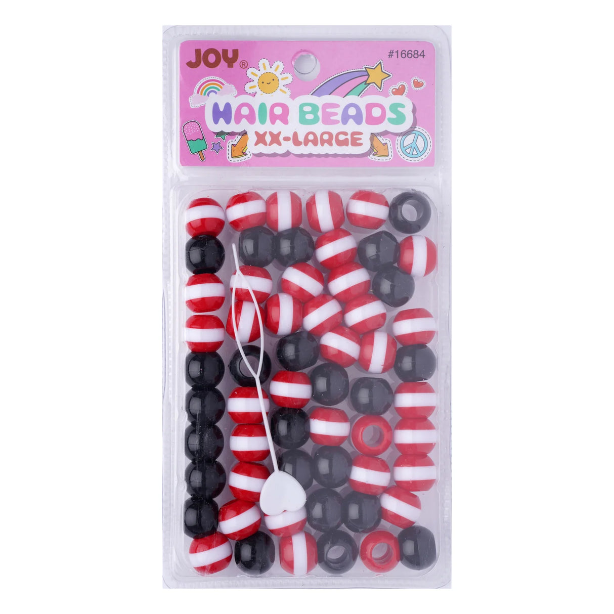 Joy Jewelry Round Hair Beads (16684)