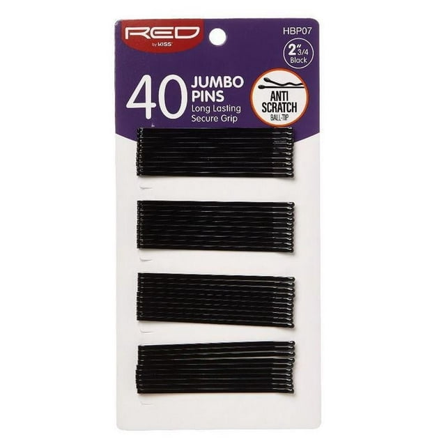 RED BY KISS 40 Bob Pins (HBP07)